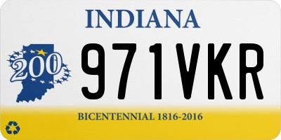 IN license plate 971VKR