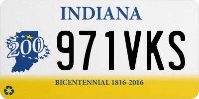 IN license plate 971VKS