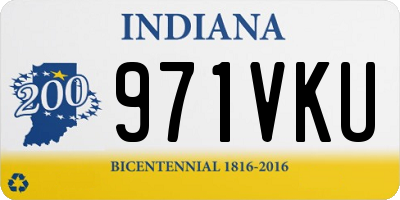 IN license plate 971VKU
