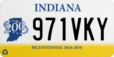 IN license plate 971VKY