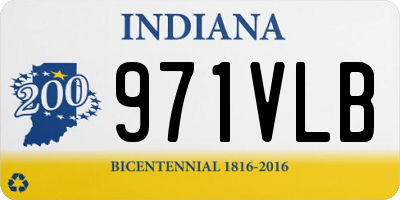 IN license plate 971VLB