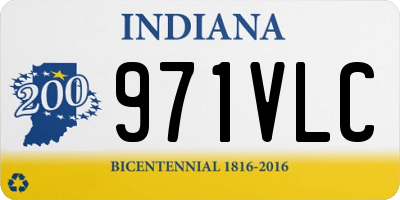 IN license plate 971VLC