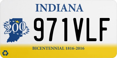 IN license plate 971VLF