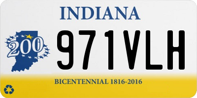 IN license plate 971VLH