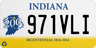 IN license plate 971VLI