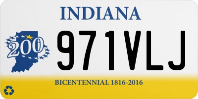 IN license plate 971VLJ
