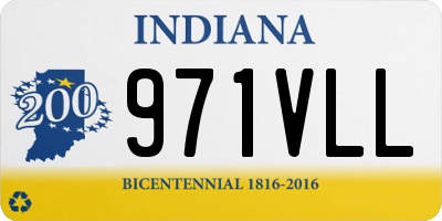 IN license plate 971VLL