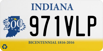 IN license plate 971VLP