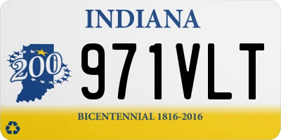 IN license plate 971VLT