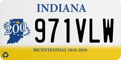 IN license plate 971VLW