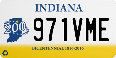 IN license plate 971VME