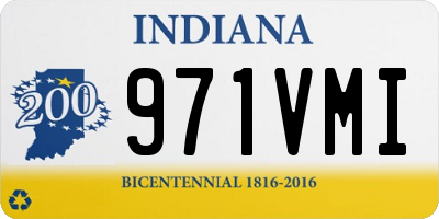 IN license plate 971VMI