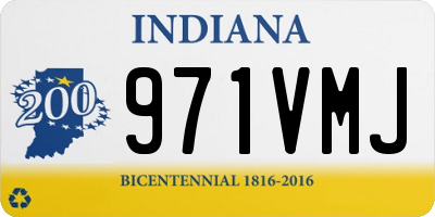 IN license plate 971VMJ
