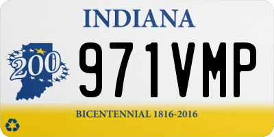 IN license plate 971VMP