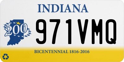 IN license plate 971VMQ