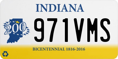 IN license plate 971VMS