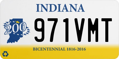 IN license plate 971VMT