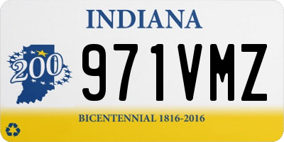 IN license plate 971VMZ