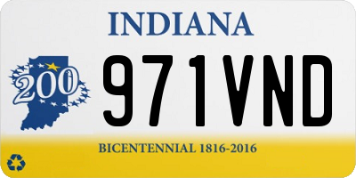 IN license plate 971VND