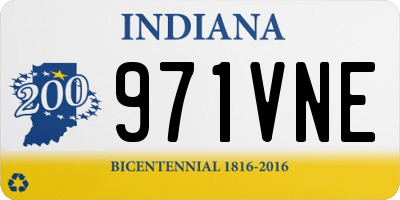 IN license plate 971VNE