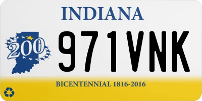 IN license plate 971VNK