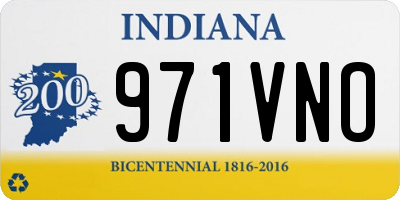 IN license plate 971VNO