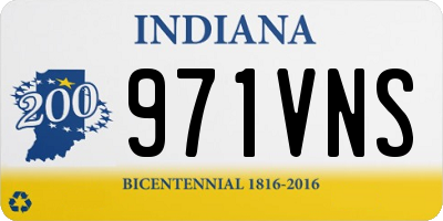 IN license plate 971VNS