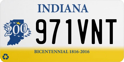 IN license plate 971VNT