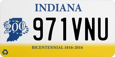IN license plate 971VNU
