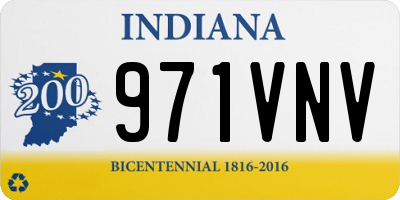 IN license plate 971VNV