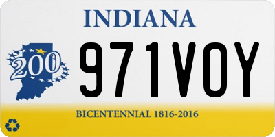 IN license plate 971VOY