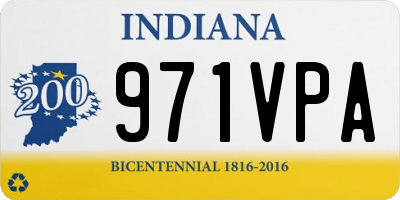 IN license plate 971VPA