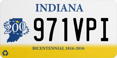 IN license plate 971VPI