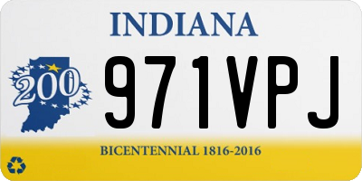 IN license plate 971VPJ
