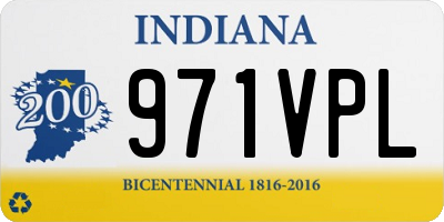 IN license plate 971VPL