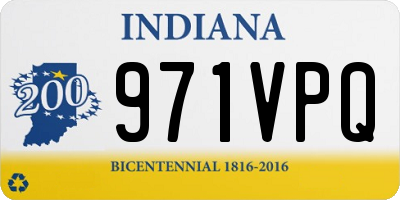 IN license plate 971VPQ