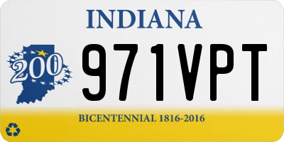 IN license plate 971VPT