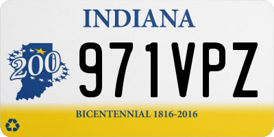 IN license plate 971VPZ
