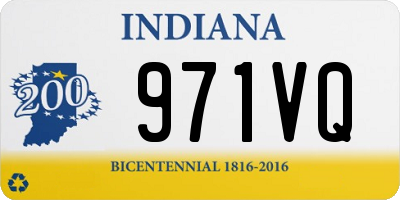 IN license plate 971VQ