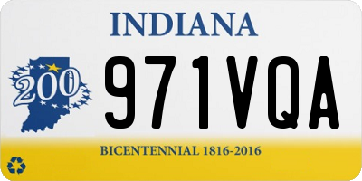 IN license plate 971VQA