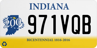 IN license plate 971VQB