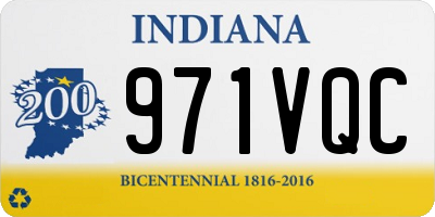 IN license plate 971VQC