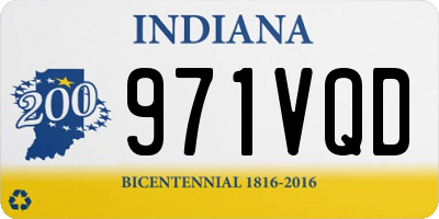 IN license plate 971VQD