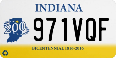 IN license plate 971VQF