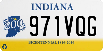 IN license plate 971VQG