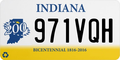IN license plate 971VQH