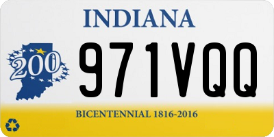 IN license plate 971VQQ