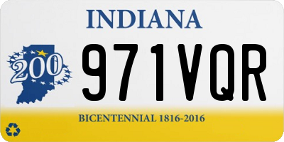 IN license plate 971VQR