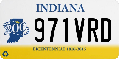 IN license plate 971VRD