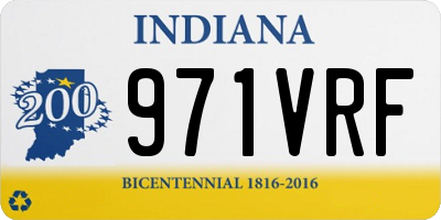 IN license plate 971VRF